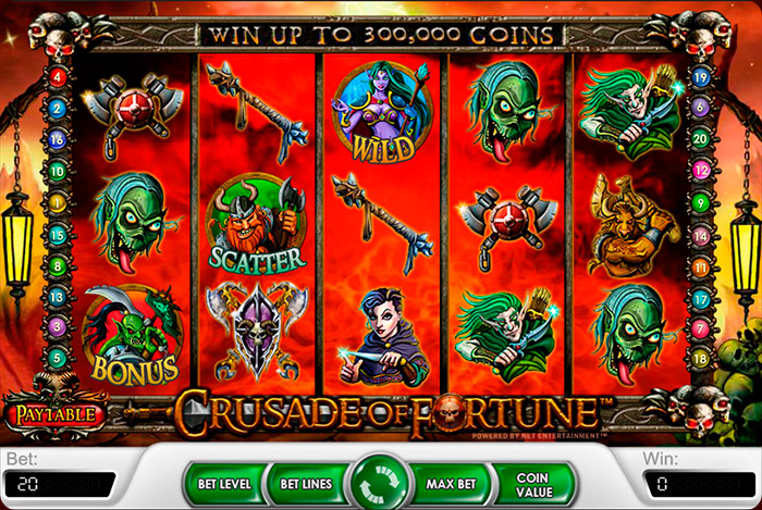 Игровой автомат Crusade of Fortune.